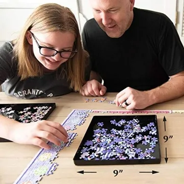 Puzzle Sorting Trays with Lid for Easy Organization and Storage