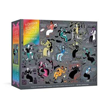 Clarkson Potter Women in Science Puzzle: Fearless Pioneers Who Changed The World 500-Piece Jigsaw Pu...
