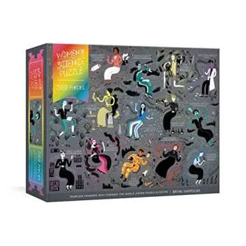 Clarkson Potter Women in Science Puzzle: Fearless Pioneers Who Changed The World 500-Piece Jigsaw Pu...