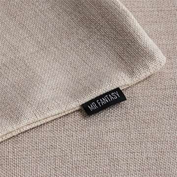 Stylish MR FANTASY Gothic Decorative Pillow Cover 18X18 in Black