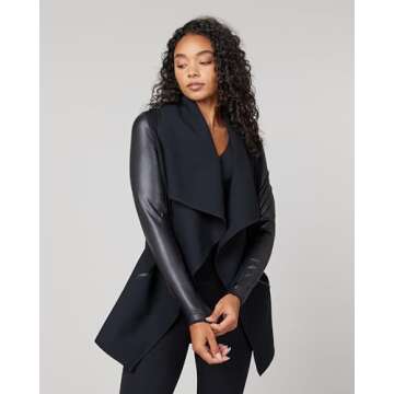 Drape Front Jacket