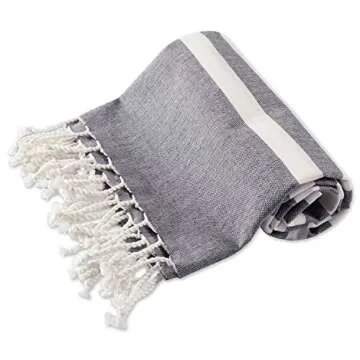 E-Living Decorative Turkish Fouta Towel for Home & Travel