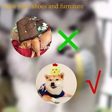 YUNKINGDOM Plush Squeaky Dog Toys for Small Pups