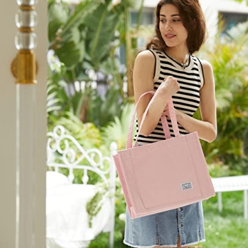 Vintage Corduroy Tote Bag for Women - Stylish & Versatile