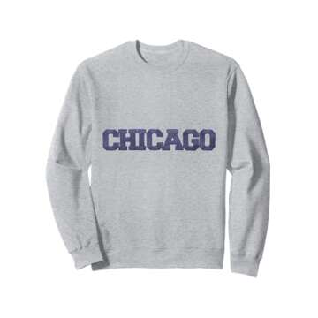 Chicago City Varsity Sweatshirt - Classic Fit, Cozy & Stylish