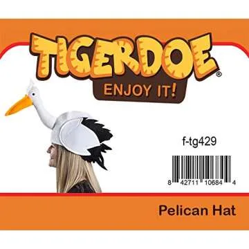 Tigerdoe Bird Hat-Pelican Hat-Bird Costume-Animal Themed Party Hats-Novelty Hats