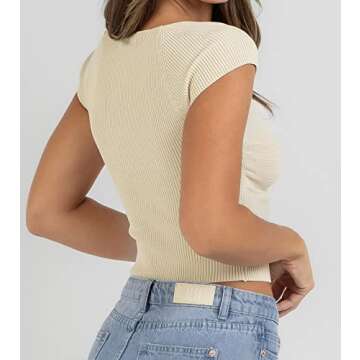 Stylish Meladyan Sweetheart Neck Crop Top for Women