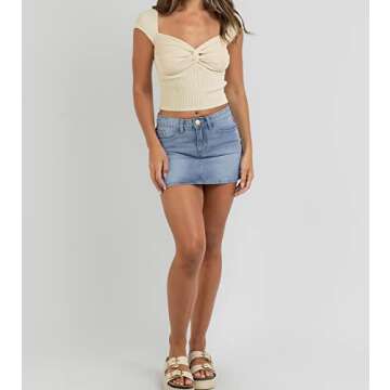 Stylish Meladyan Sweetheart Neck Crop Top for Women
