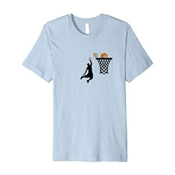 Basketball Hoop Pocket Premium T-Shirt for Enthusiasts