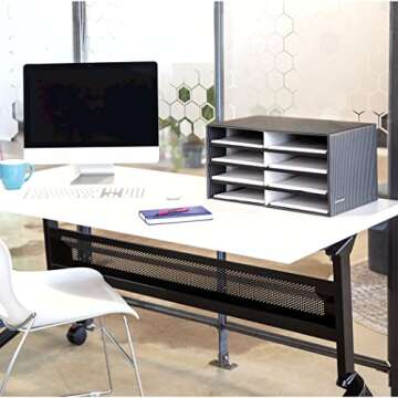 Bankers Box Decorative Literature Sorter for Organizing