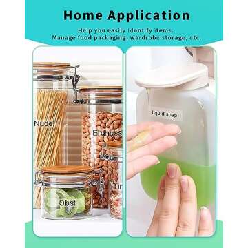 Anycolor TZe-131 Laminated Clear Label Tape 5-Pack