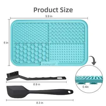 MateeyLife Lick Mat for Dogs and Cats with Suction Cups