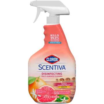 The Clorox Company Clorox Scentiva Multi Surface Cleaner Spray, Tahitian Grapefruit Splash Scent. Bl...