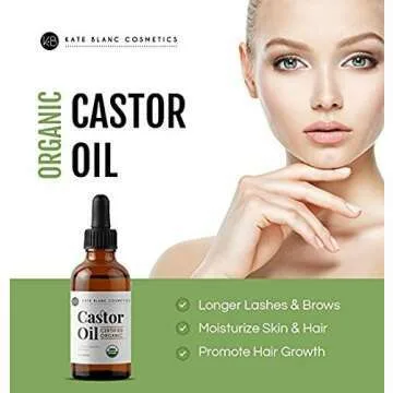 Organic Castor Oil for Hair & Skin - Kate Blanc
