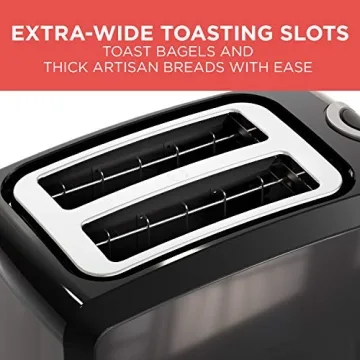 BLACK+DECKER 2-Slice Toaster with Extra Wide Slots