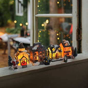 ZornRC Christmas LED Village Set for Indoor Decor