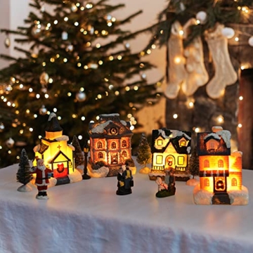 ZornRC Christmas LED Village Set for Indoor Decor