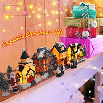 ZornRC Christmas LED Village Set for Indoor Decor