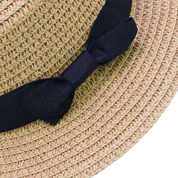 IFSUN Straw Sun Hat for Kids - Stylish Summer Accessory