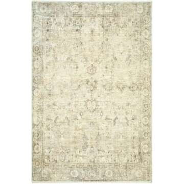 Livabliss x Galey Alix Vintage Medallion Area Rug 5'x7'6"