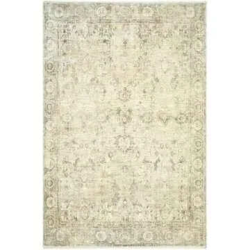 Livabliss x Galey Alix Vintage Medallion Area Rug 5'x7'6"