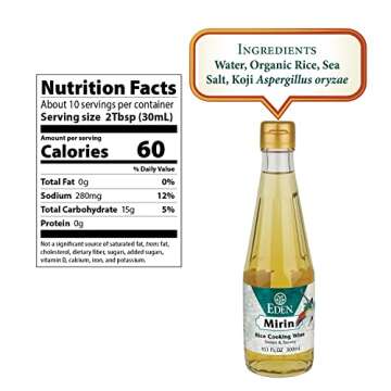 Eden Mirin, Premium Traditional Japanese Ajino-haha, Authentic, Sweet Rice Cooking Wine Seasoning, 1...