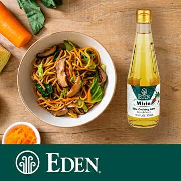 Eden Mirin, Premium Traditional Japanese Ajino-haha, Authentic, Sweet Rice Cooking Wine Seasoning, 10.1 fl oz