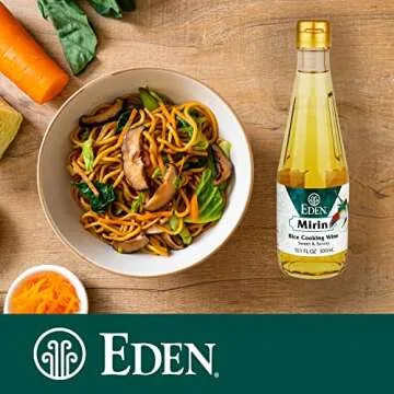 Eden Mirin, Premium Traditional Japanese Ajino-haha, Authentic, Sweet Rice Cooking Wine Seasoning, 10.1 fl oz