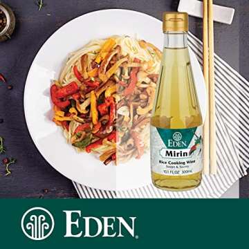 Eden Mirin, Premium Traditional Japanese Ajino-haha, Authentic, Sweet Rice Cooking Wine Seasoning, 10.1 fl oz
