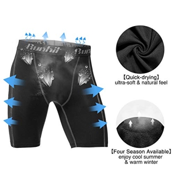 Buy Runhit Men's Compression Shorts 3 Pack for Optimal Comfort
