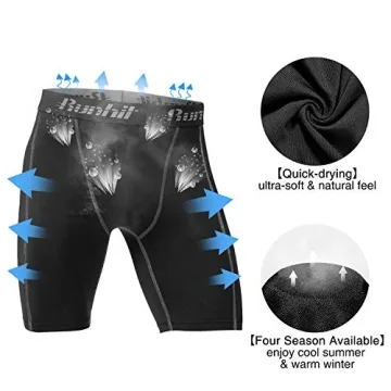 Buy Runhit Men's Compression Shorts 3 Pack for Optimal Comfort