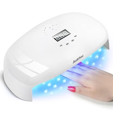 Aokitec 78W UV LED Nail Lamp for Fast Curing at Home