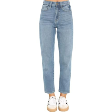 KDF Women's Cropped Straight Leg Jeans for All Occasions