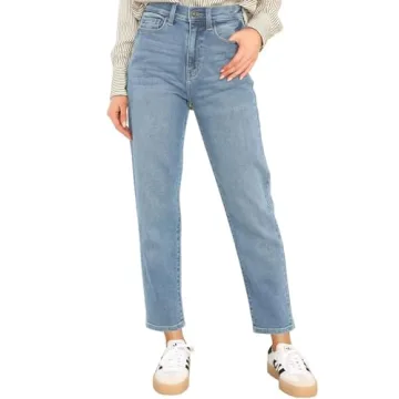 KDF Women's Cropped Straight Leg Jeans for All Occasions