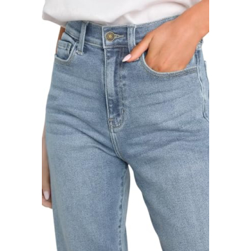 KDF Women's Cropped Straight Leg Jeans for All Occasions