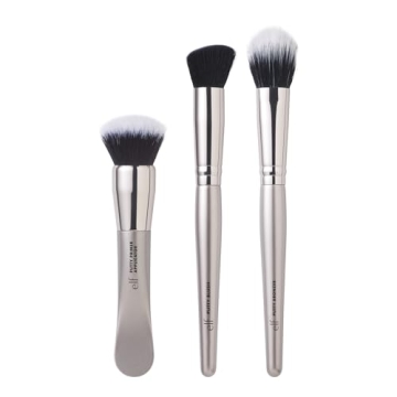 e.l.f. Putty Tools Trio: Vegan, Cruelty-Free Face Brushes for Perfect Blending