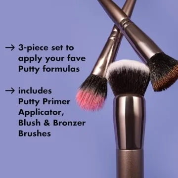 Vegan e.l.f. Putty Brushes Trio for Flawless Makeup Application