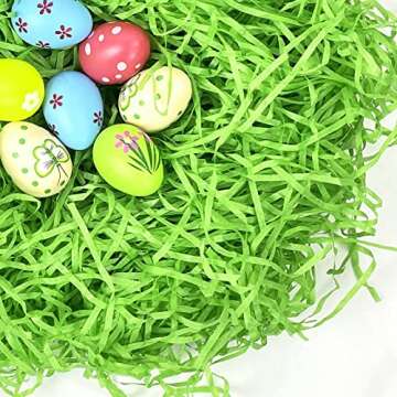 1/2 LB Easter Grass Basket Filler Recyclable Paper Shred for Easter Basket Filler Creative Eggs Deco...