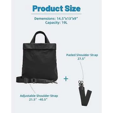 FODOKO Large Hobo Bag 2.0 - Chic Multi-Purpose Tote