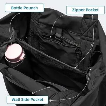 FODOKO Large Hobo Bag 2.0 - Chic Multi-Purpose Tote