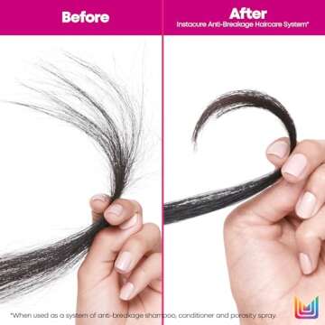 Matrix Instacure Anti-Breakage Leave-In Porosity Spray - Reduces Split Ends & Detangles, Repairs & Strengthens Hair, For Dry, Damaged, Color Treated & Brittle Hair, 6.8 Fl Oz