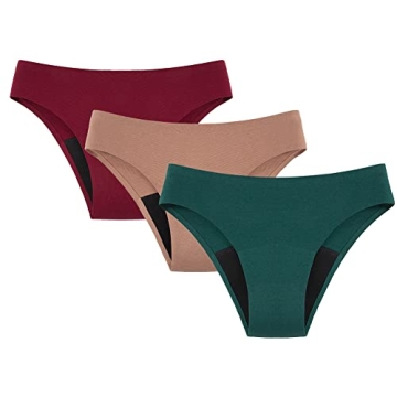 Mordlanka Period Underwear for Women Heavy Flow 45ml High Absorbency Menstrual Panties Cotton Briefs...