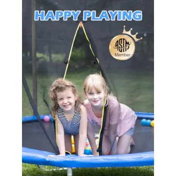 BLUERISE 6FT Trampoline for Kids Easy to Assemble Fun