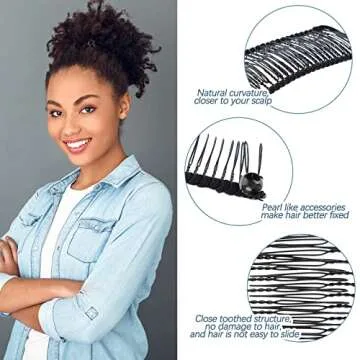 WILLBOND Banana Hair Clips for All Hair Types - 4 Pack