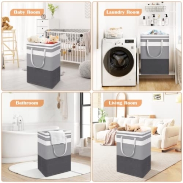 ToteTastic 3-Pack Laundry Basket for Easy Laundry Management