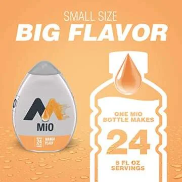 MiO Mango Peach Naturally Flavored Liquid Water Enhancer, 1.62 fl oz Bottle
