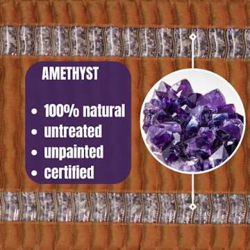 Far Infrared Amethyst Mat Professional 73"L x 29”W - Made in Korea - Deep Penetration FIR Heat - Ion Therapy - Jewelry Grade Natural Amethyst - FDA Registered Manufacturer - Heating Pad with Crystals