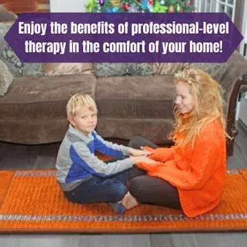 Far Infrared Amethyst Mat Professional 73"L x 29”W - Made in Korea - Deep Penetration FIR Heat - Ion Therapy - Jewelry Grade Natural Amethyst - FDA Registered Manufacturer - Heating Pad with Crystals