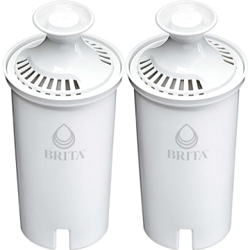 Brita Standard Water Filter - Eco Friendly, BPA-Free, 2 Filters Included
