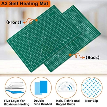 Anezus Self Healing Sewing Mat for Seamless Crafting